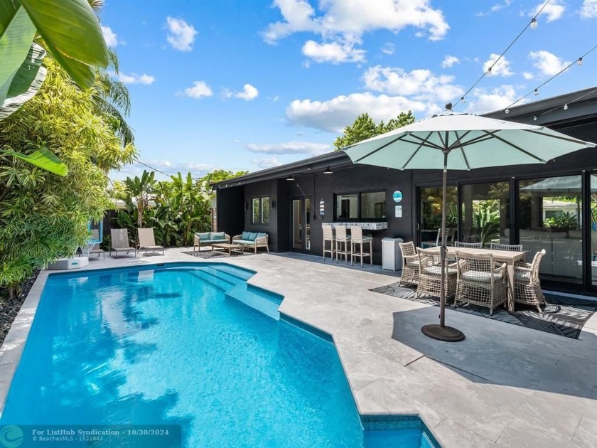 Contemporary architecture & Mid-Century ambiance define this S - Beach Home for sale in Fort Lauderdale, Florida on Beachhouse.com