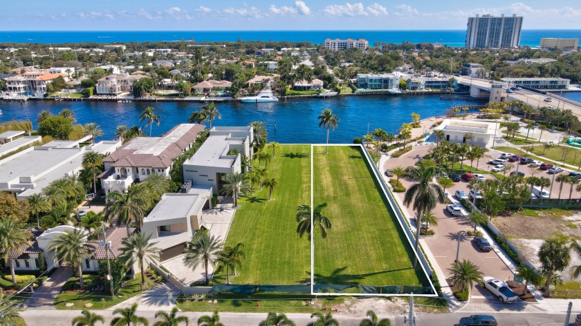 A very special opportunity to own this estate-sized direct - Beach Lot for sale in Boca Raton, Florida on Beachhouse.com