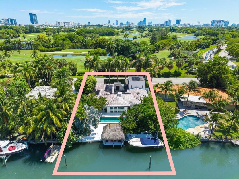OVERSIZED WATERFRONT HOME WITH 80FT OF WATERFRONTAGE & GOLF - Beach Home for sale in Miami Beach, Florida on Beachhouse.com