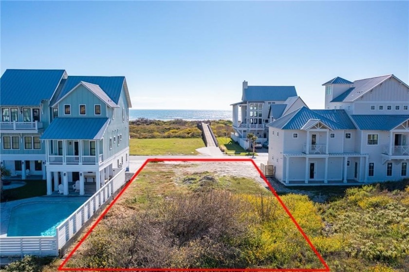 Premier ocean view lot on the highly sought-after Silverleaf - Beach Lot for sale in Port Aransas, Texas on Beachhouse.com