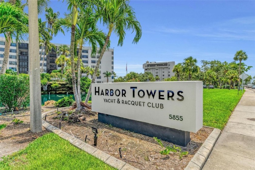Step into the exclusive waterfront haven of Harbor Towers Yacht - Beach Condo for sale in Sarasota, Florida on Beachhouse.com