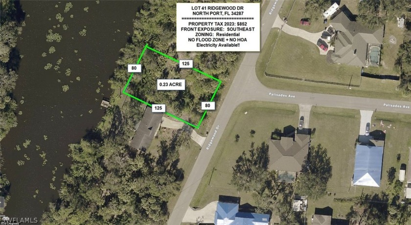 AWESOME CANAL LOT FOR SALE!!! Great lot to build your home - Beach Lot for sale in North Port, Florida on Beachhouse.com