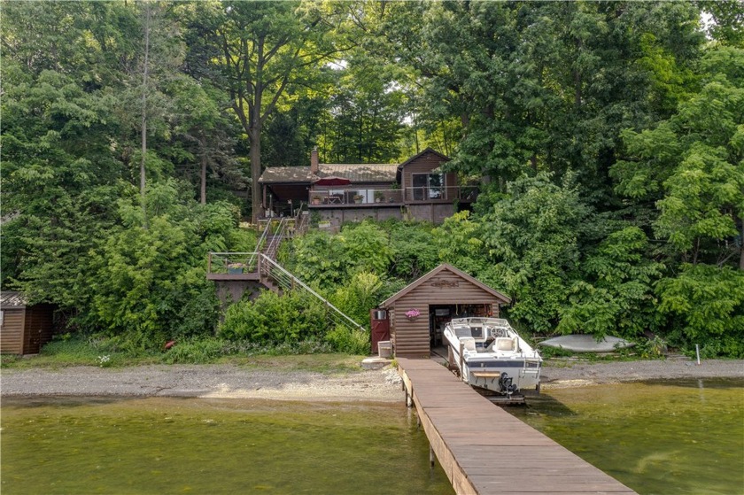 Seneca Lake! Located at the end of a private paved driveway - Beach Home for sale in Torrey, New York on Beachhouse.com