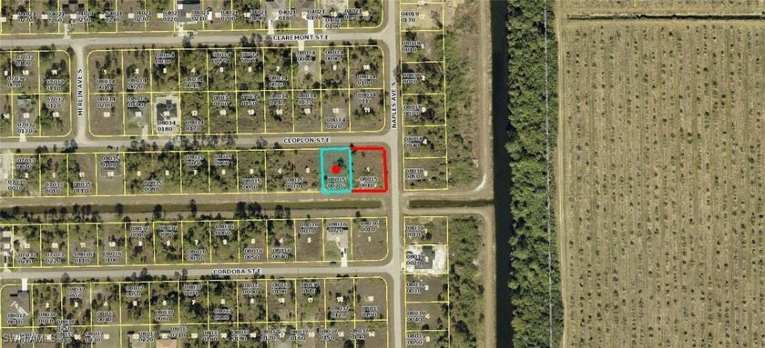 Excellent opportunity backed up to a canal and in an area with - Beach Lot for sale in Lehigh Acres, Florida on Beachhouse.com