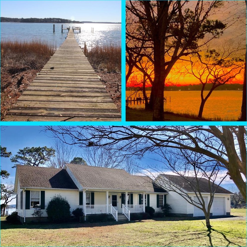 This is a wonderful waterfront home on 1 1/2 lots with a long - Beach Home for sale in Machipongo, Virginia on Beachhouse.com