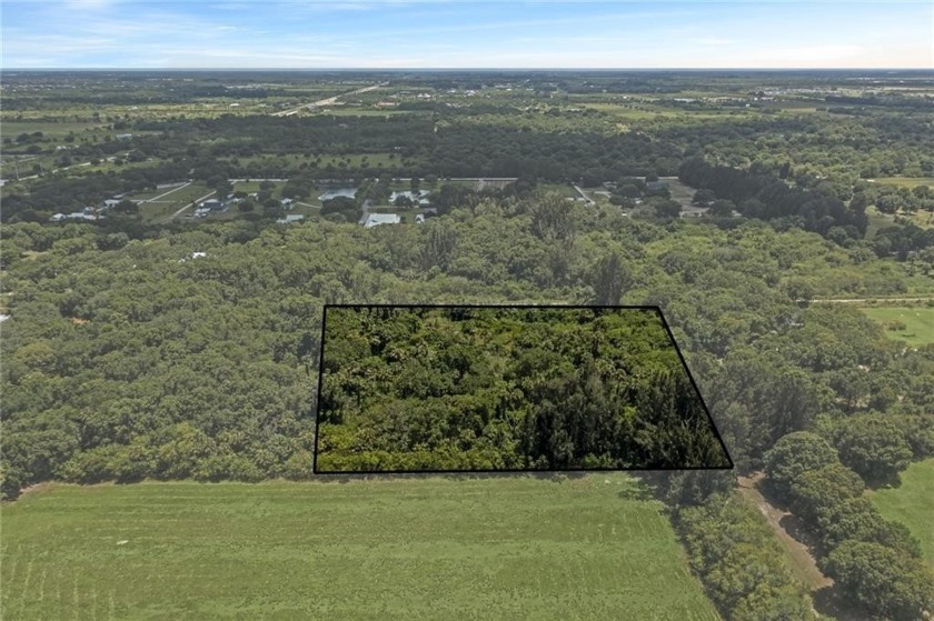 Opportunity to own 5 pristine acres just north of town. Zoned - Beach Lot for sale in Vero Beach, Florida on Beachhouse.com