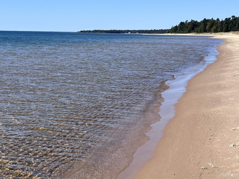 This stunning Lake Michigan lot offers 153 feet of pristine - Beach Lot for sale in Gulliver, Michigan on Beachhouse.com