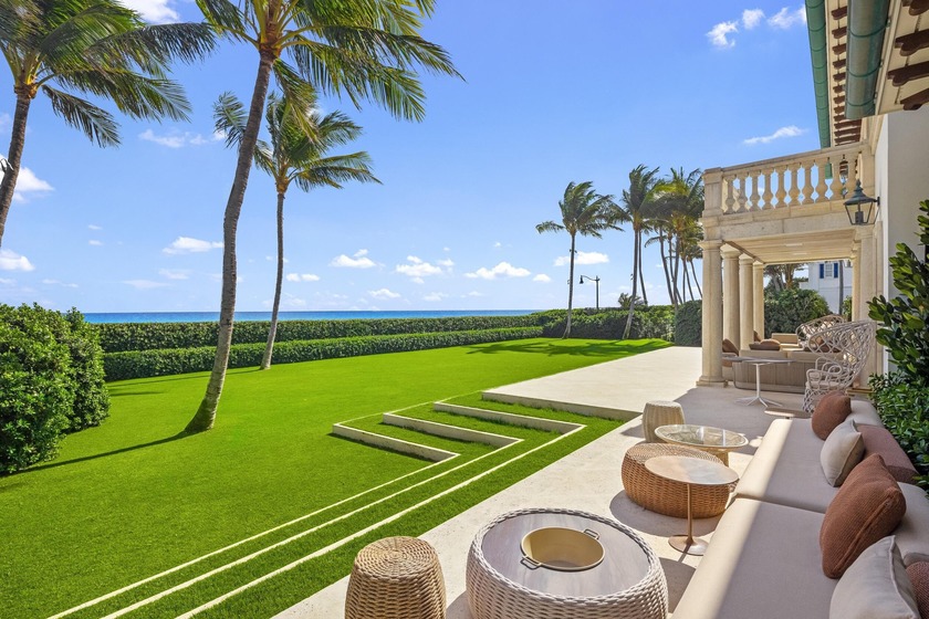 Perched on a rare, extraordinarily high-elevation oceanfront - Beach Home for sale in Palm Beach, Florida on Beachhouse.com