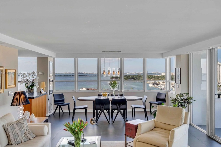 Oversized northeast corner unit with expansive views of bay - Beach Condo for sale in Miami Beach, Florida on Beachhouse.com