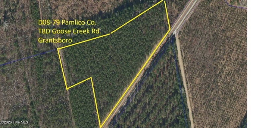 The subject is a unimproved , unrestricted acreage tract with - Beach Acreage for sale in Bayboro, North Carolina on Beachhouse.com