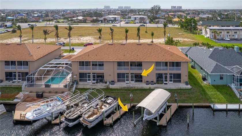 Deeded Dock for access to the River, single car attached garage - Beach Townhome/Townhouse for sale in Cape Coral, Florida on Beachhouse.com