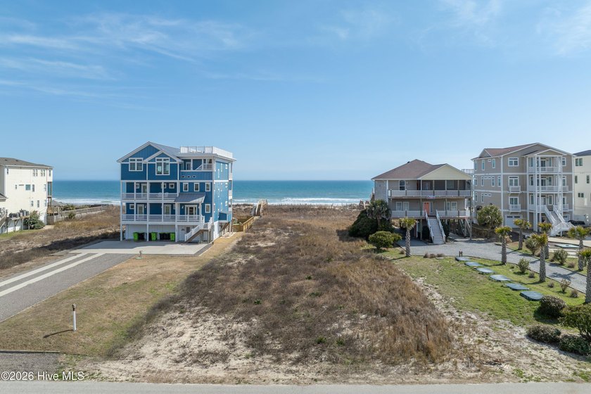 Large 65 ft wide oceanfront building lot in gorgeous community - Beach Lot for sale in North Topsail Beach, North Carolina on Beachhouse.com