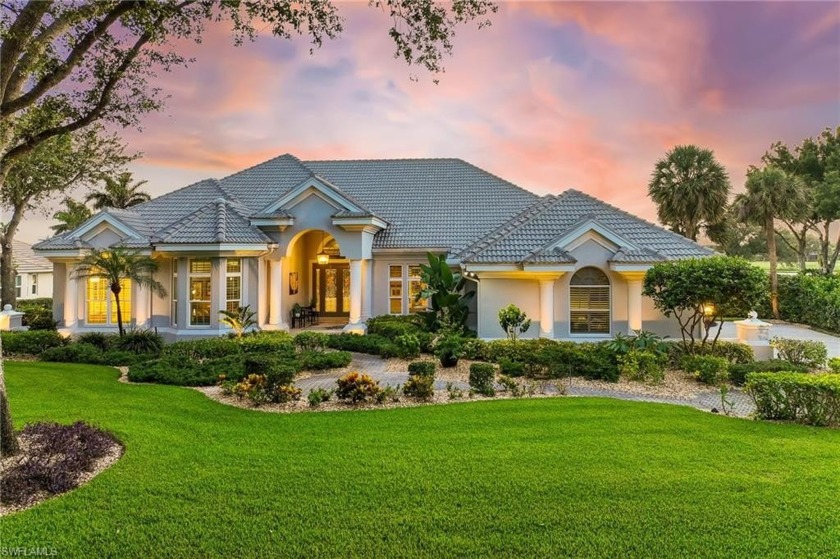 ESTATE HOME w/ IMMEDIATE GOLF AVAILABLE ON SIGNATURE HOLE IN THE - Beach Home for sale in Estero, Florida on Beachhouse.com