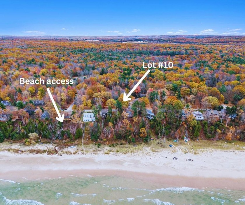 Build your dream house or cottage with a beautiful Lake Michigan - Beach Lot for sale in Mears, Michigan on Beachhouse.com