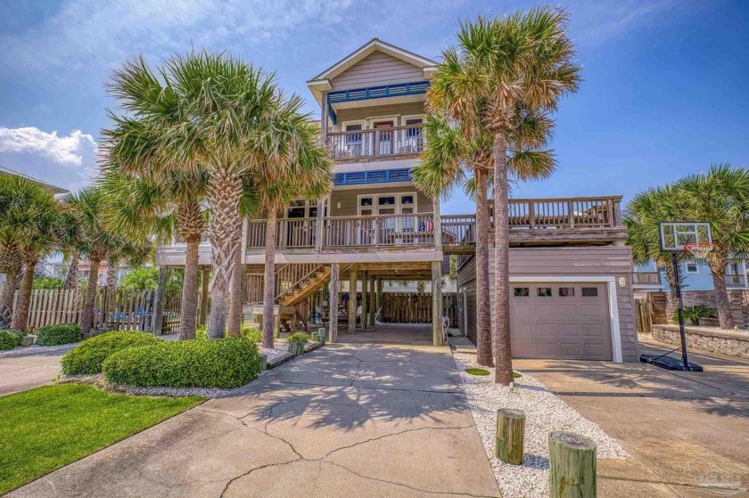 Stunning 3 BR 3 BA pool home. Built in 2006. Beveled glass front - Beach Home for sale in Pensacola Beach, Florida on Beachhouse.com