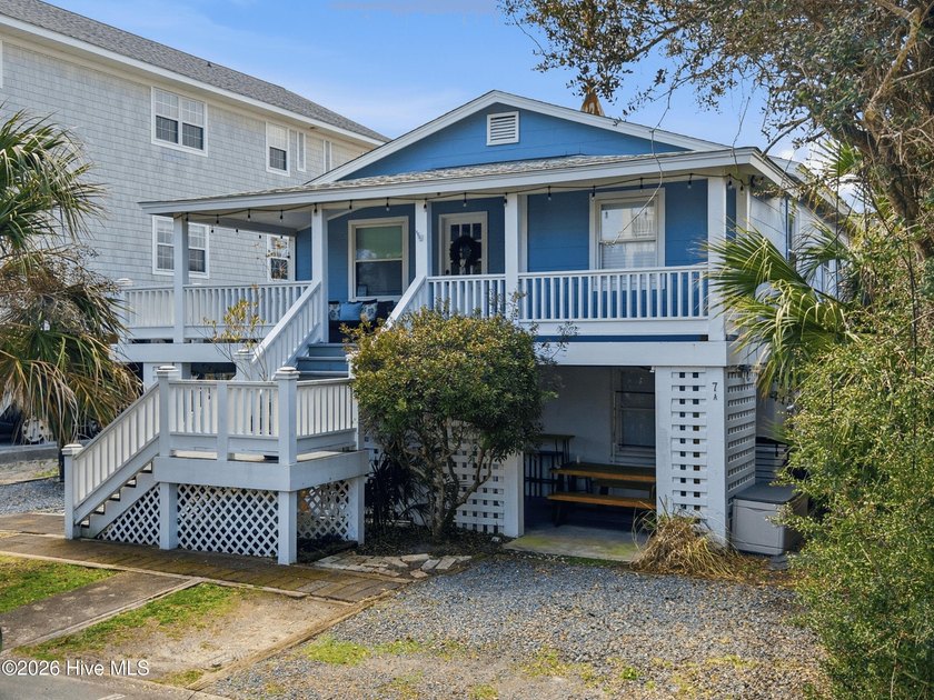 Enjoy coastal beach living in this nice older duplex that has - Beach Home for sale in Wrightsville Beach, North Carolina on Beachhouse.com