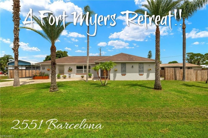 WELCOME TO 2551 BARCELONA!! A WONDERFULLY CARED FOR, SPACIOUS - Beach Home for sale in Fort Myers, Florida on Beachhouse.com