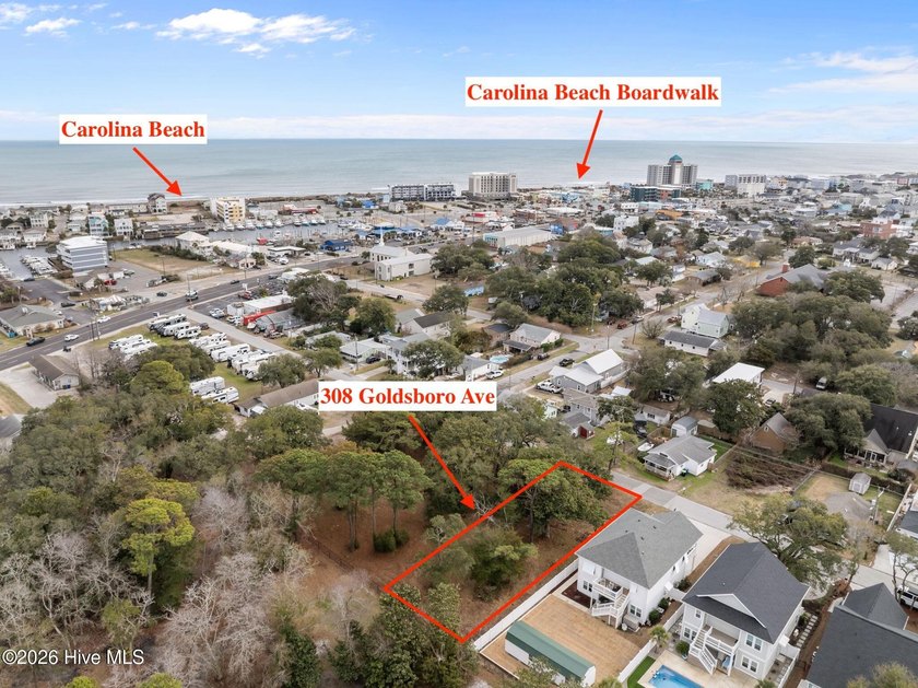 Excellent opportunity to build your dream home on a beautiful - Beach Lot for sale in Carolina Beach, North Carolina on Beachhouse.com