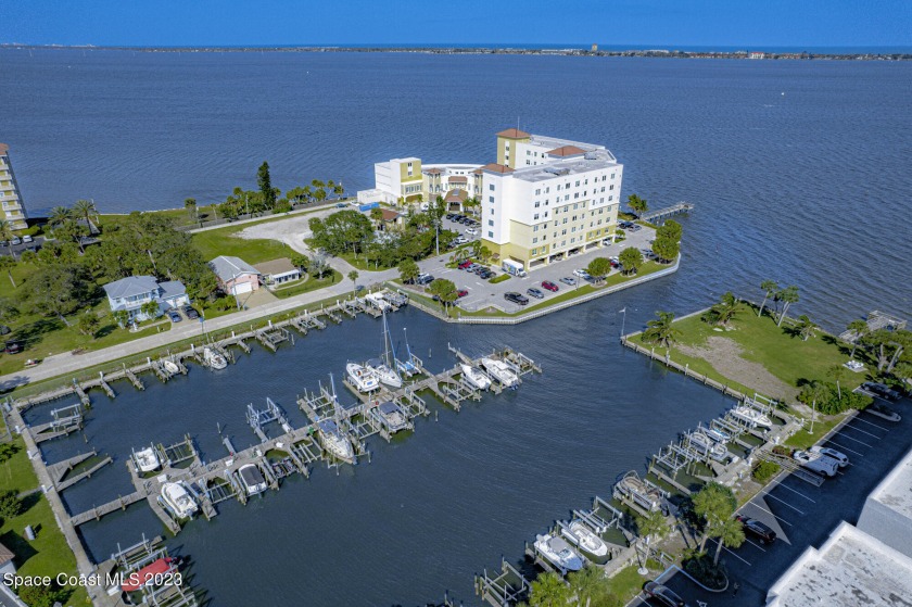 This condo has a deeded boat slip with a motorized lift.  The - Beach Condo for sale in Palm Bay, Florida on Beachhouse.com
