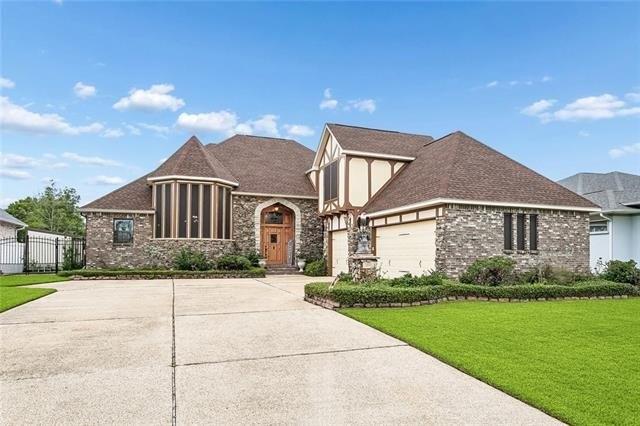 Welcome to this stunning English Tudor-style waterfront home in - Beach Home for sale in Slidell, Louisiana on Beachhouse.com