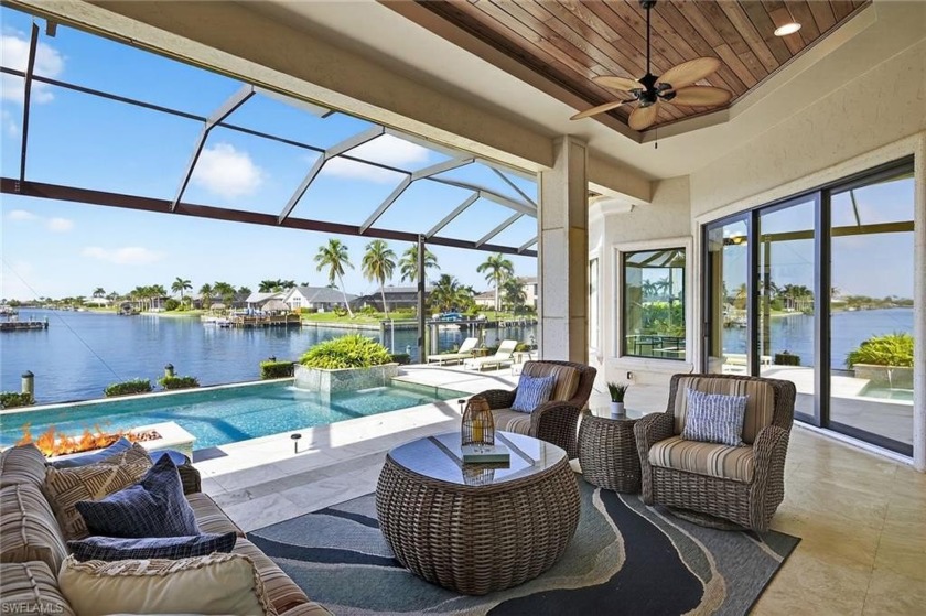 This Gulf-access estate positioned on a tri-canal setting in - Beach Home for sale in Cape Coral, Florida on Beachhouse.com