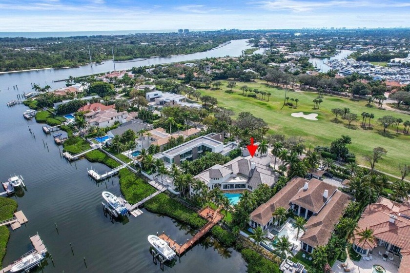 Welcome to this exquisite Mediterranean waterfront estate in the - Beach Home for sale in Jupiter, Florida on Beachhouse.com