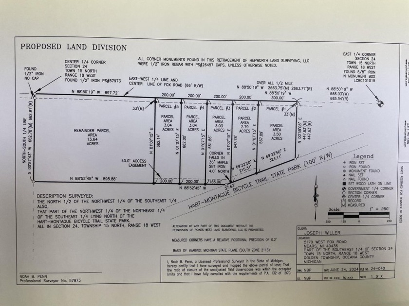 Beautiful building site close to Silver Lake that abuts the - Beach Acreage for sale in Mears, Michigan on Beachhouse.com