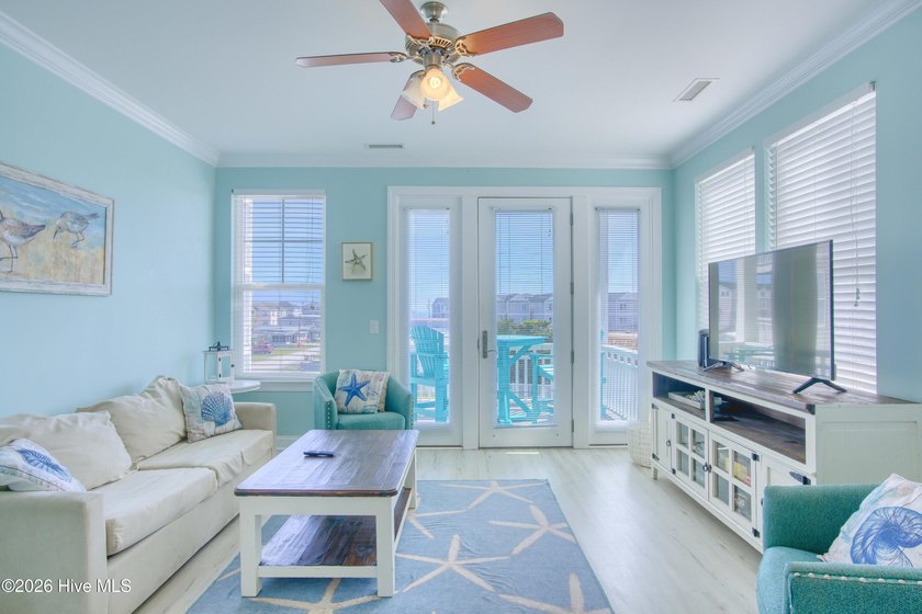 This ocean view 3 bed, 2.5 bath (plus bonus space) townhome - Beach Townhome/Townhouse for sale in Surf City, North Carolina on Beachhouse.com