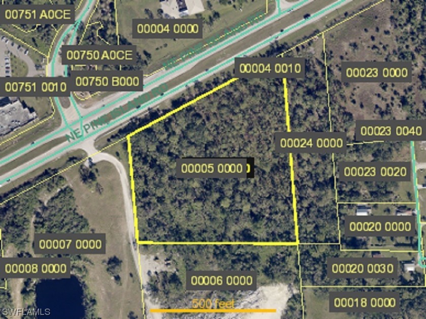 8.8 acre site with 519' of Pine Island Road frontage.  Site is - Beach Acreage for sale in North Fort Myers, Florida on Beachhouse.com