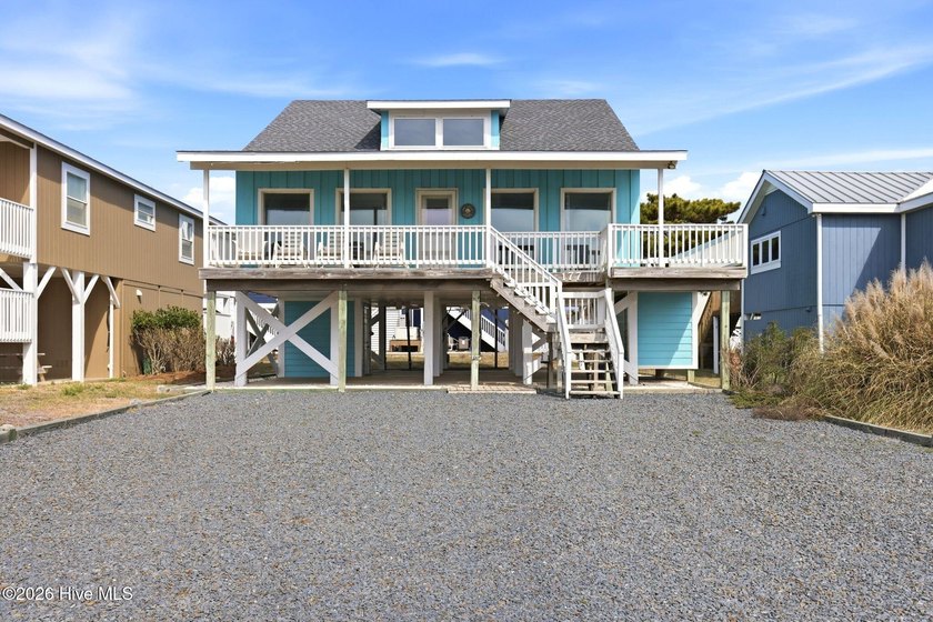 Ocean Views + Beach Access | Second-Row Holden Beach Home with - Beach Home for sale in Holden Beach, North Carolina on Beachhouse.com