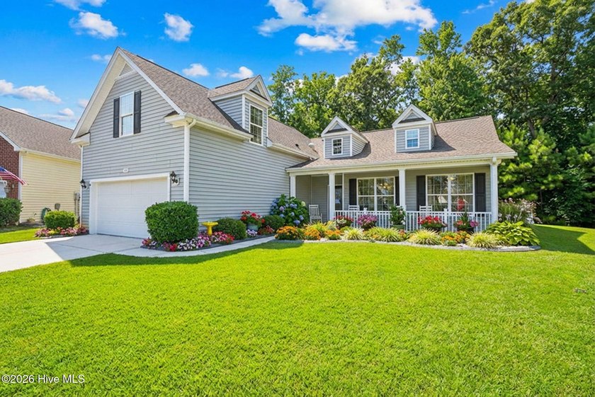 A Dramatic 16' Vaulted Ceiling sets the stage in this move-in - Beach Home for sale in Carolina Shores, North Carolina on Beachhouse.com