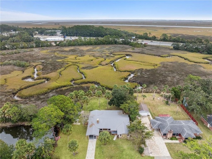 Gorgeous views!  This charming home features a renovated kitchen - Beach Home for sale in Brunswick, Georgia on Beachhouse.com