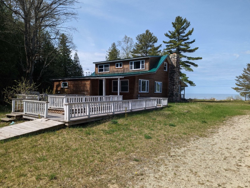 PRIME LAKEFRONT PROPERTY on the north shore of Lake Michigan in - Beach Home for sale in Saint Ignace, Michigan on Beachhouse.com