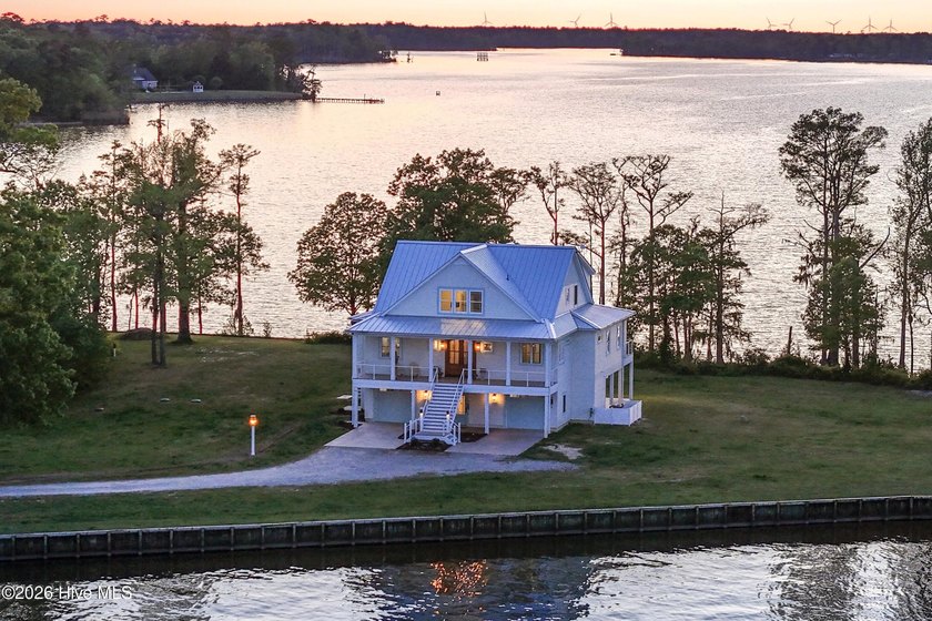 Set on a rare 1.98-acre peninsula at the convergence of the - Beach Home for sale in Edenton, North Carolina on Beachhouse.com