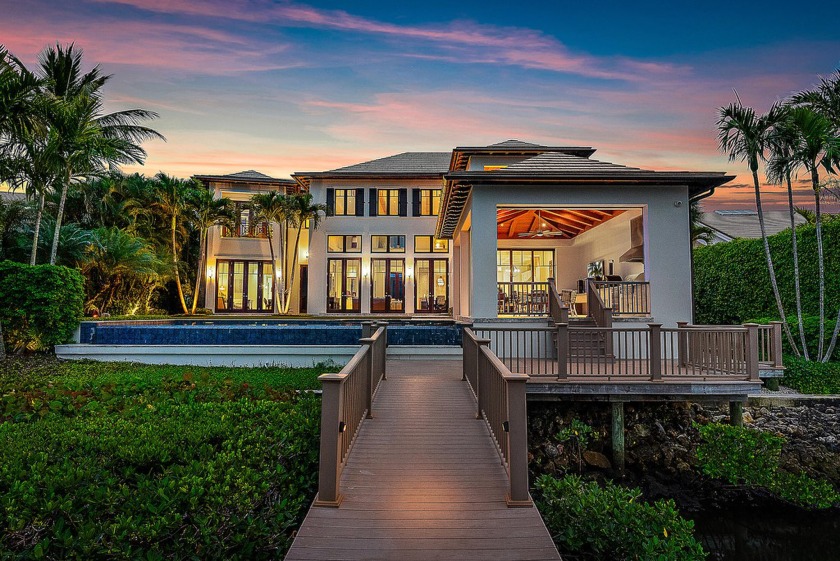This custom waterfront home built by the award-winning Turtle - Beach Home for sale in Jupiter, Florida on Beachhouse.com