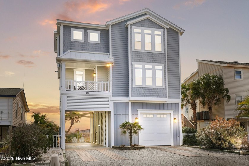 Experience elevated coastal living in this beautiful oceanfront - Beach Home for sale in Ocean Isle Beach, North Carolina on Beachhouse.com