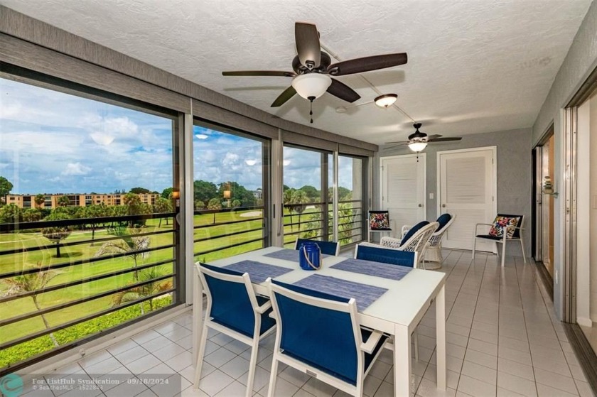 SPECTACULAR PANORAMIC VIEWS OF THE GOLF COURSE FROM THE LARGE - Beach Condo for sale in Boca Raton, Florida on Beachhouse.com