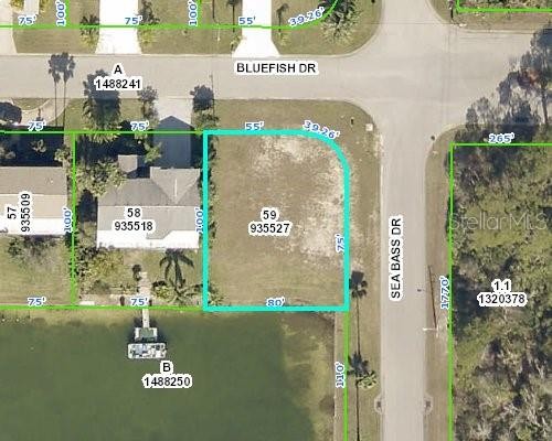 Waterfront corner lot with access to the Gulf of Mexico located - Beach Lot for sale in Hernando Beach, Florida on Beachhouse.com