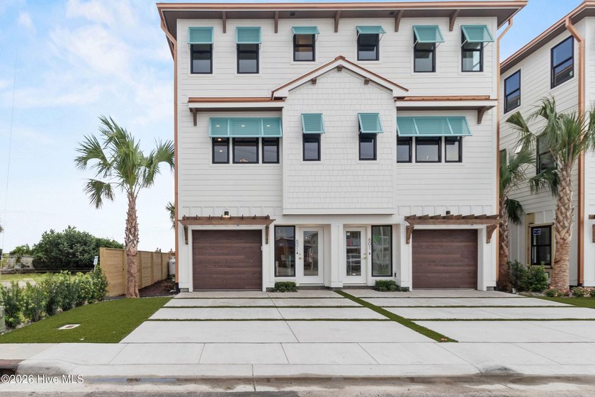 Welcome to 601 B Fort Fisher Blvd. S, a beautiful new - Beach Townhome/Townhouse for sale in Kure Beach, North Carolina on Beachhouse.com
