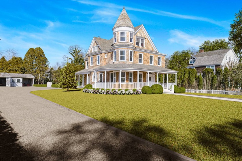 This beautiful Victorian estate embodies classic charm- an - Beach Home for sale in East Hampton, New York on Beachhouse.com
