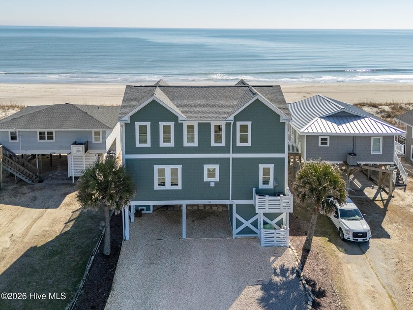 Welcome to your new Holden Beach oceanfront home! This island - Beach Home for sale in Holden Beach, North Carolina on Beachhouse.com