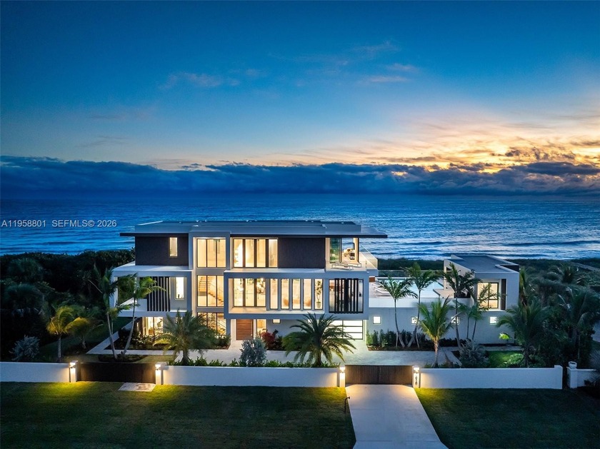 Just completed modern masterpiece on 170' direct ocean frontage - Beach Home for sale in Hutchinson Island, Florida on Beachhouse.com