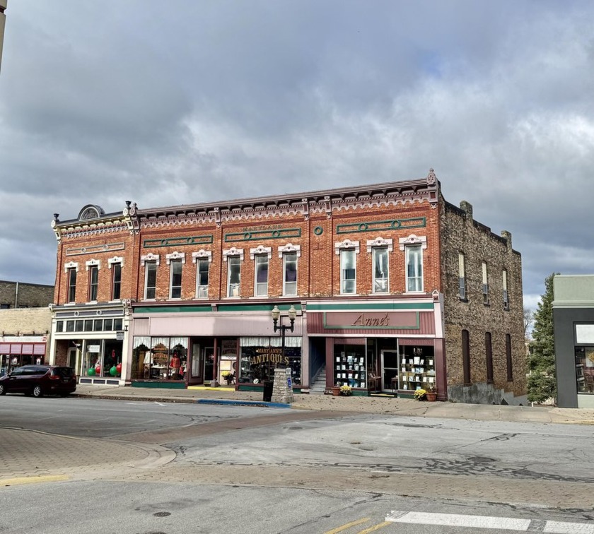 Discover a rare opportunity to own a 6,992 sq. ft. historic gem - Beach Commercial for sale in Manistee, Michigan on Beachhouse.com