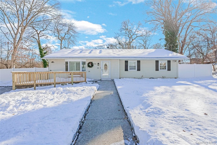Welcome to this updated home located at the end of a quiet block - Beach Home for sale in Patchogue, New York on Beachhouse.com