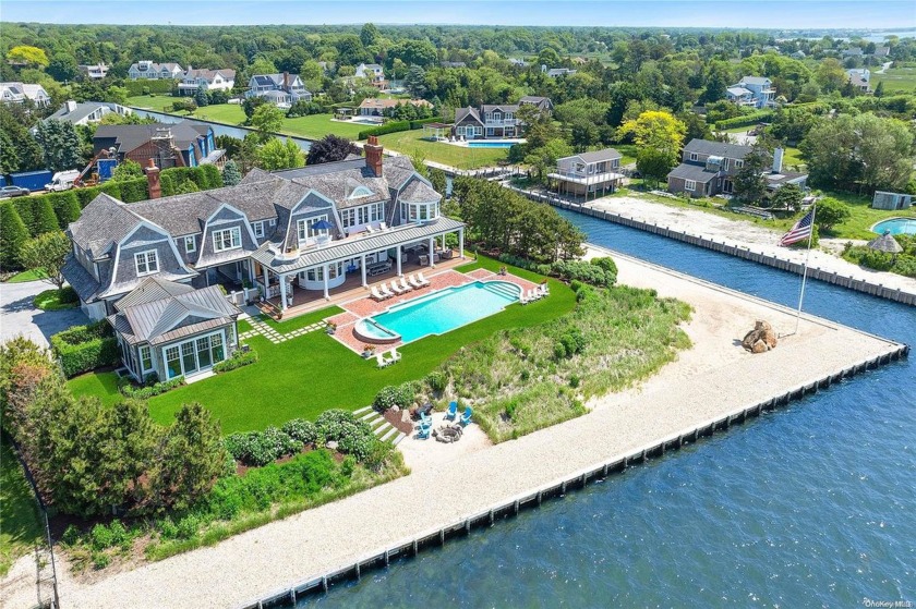 This exquisite bayfront shingle-style residence, meticulously - Beach Home for sale in Remsenburg, New York on Beachhouse.com