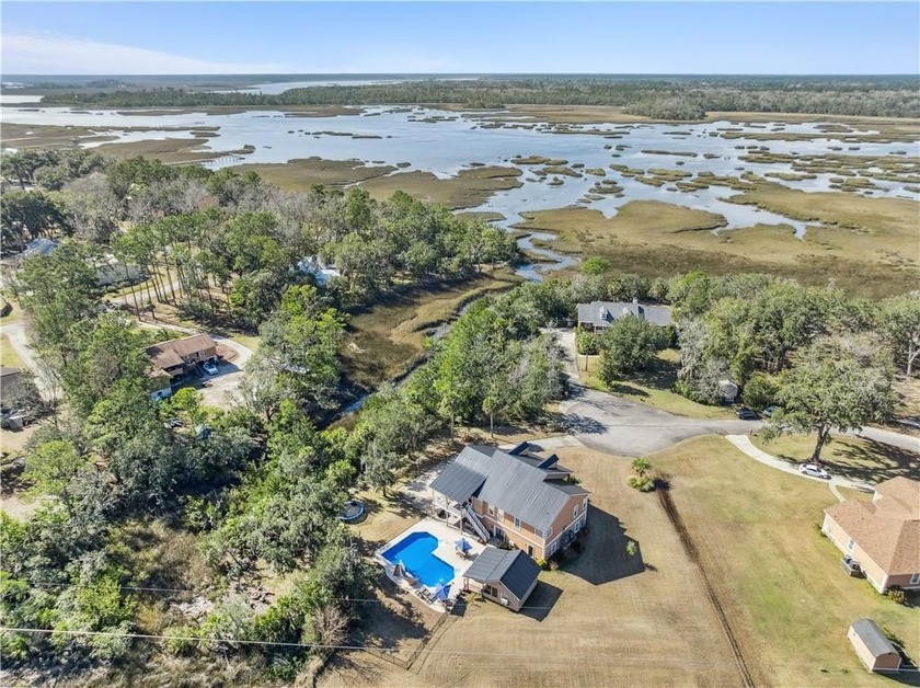Tucked away on 1.28 beautifully landscaped acres with peaceful - Beach Home for sale in Brunswick, Georgia on Beachhouse.com