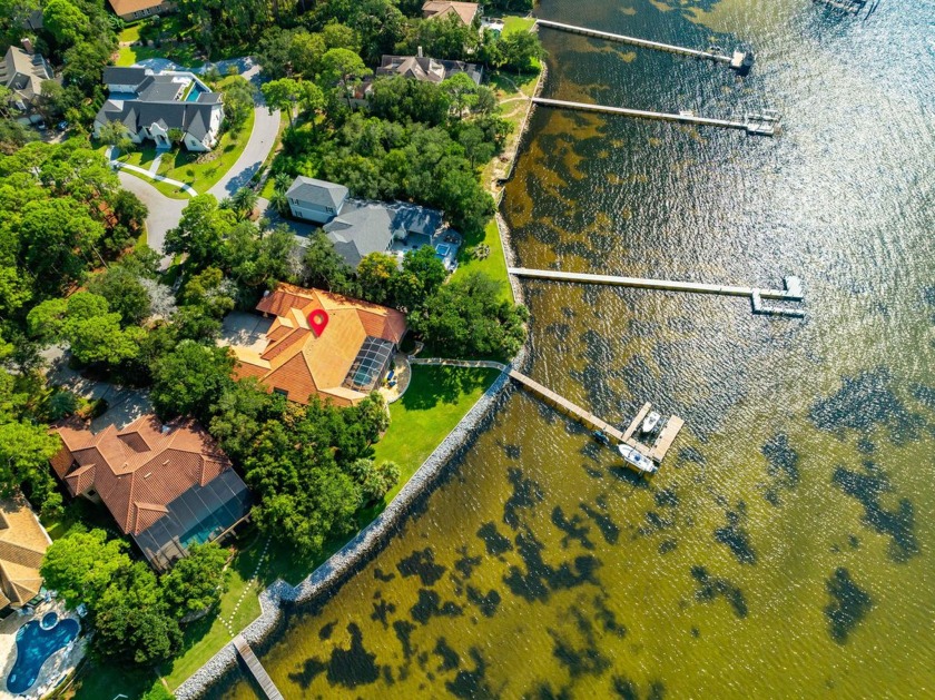 WESTWARD-FACING SINGLE-STORY WATERFRONT ESTATE WITHIN ESTEEMED - Beach Home for sale in Destin, Florida on Beachhouse.com