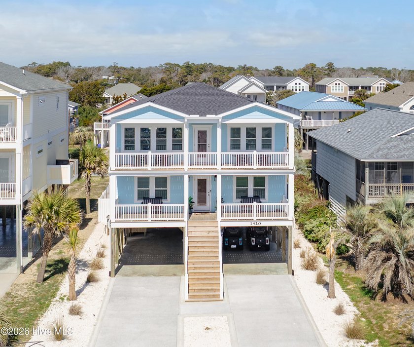 Location, Location, Location! This second row 6 bedroom 4.5 bath - Beach Home for sale in Oak Island, North Carolina on Beachhouse.com