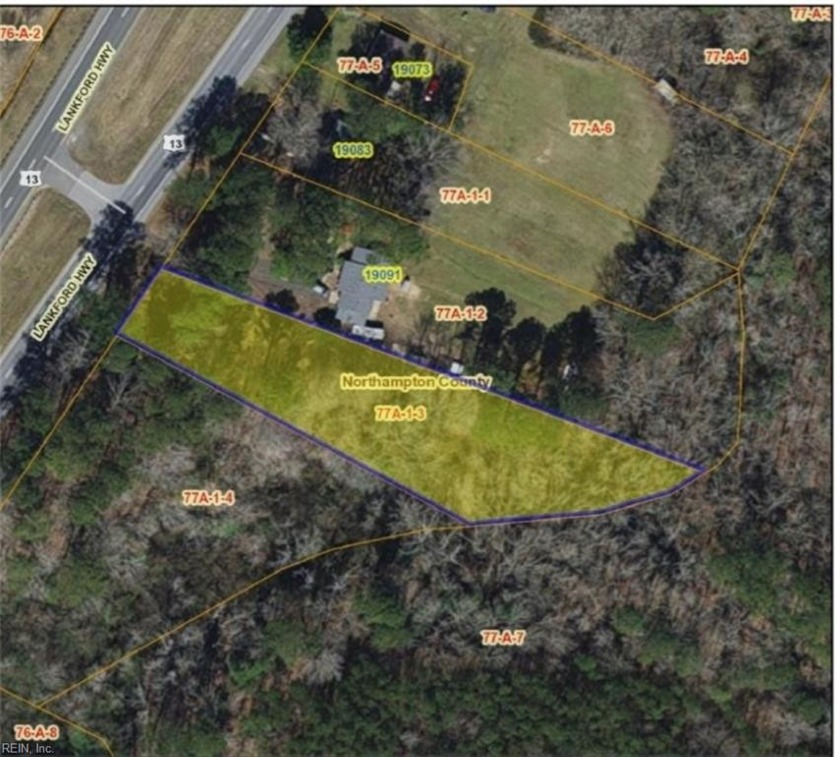 1.18 acre wooded lot that is located on Lankford Highway (Route - Beach Lot for sale in Eastville, Virginia on Beachhouse.com