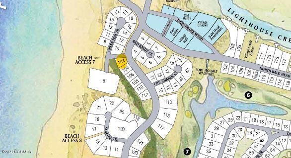 Corner Lot on the Corner of Green Teal & West Bald Head. Just a - Beach Lot for sale in Bald Head Island, North Carolina on Beachhouse.com